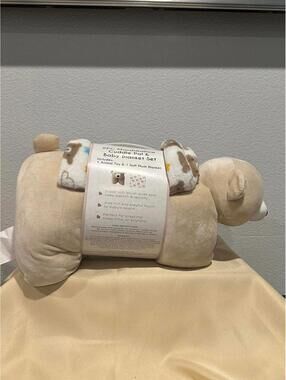 New Manhattan Baby 2 Pc Marshmallow Cuddle Pal & Baby Blanket Set